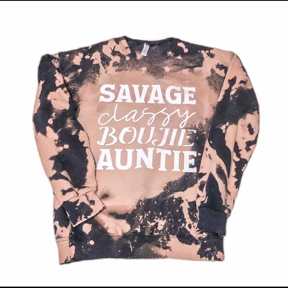 Tiedye Auntie Sweatshirt